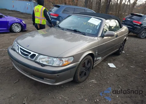 2003 Saab 9-3 Se из США, поврежденный, VIN YS3DF78K737001021